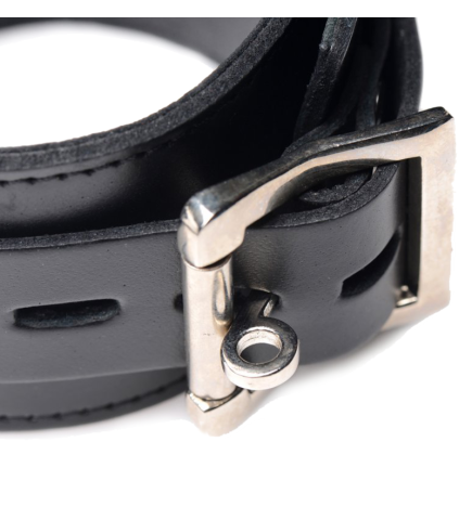 Leather Wrapped Spreader Bar with Cuffs