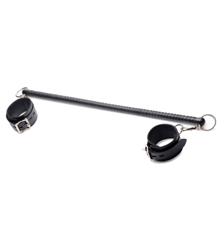 Leather Wrapped Spreader Bar with Cuffs