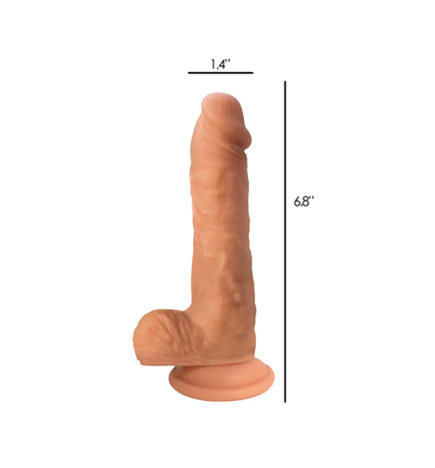 Easy Riders Dual Density Silicone Dildo 6 Inch