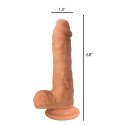 Easy Riders Dual Density Silicone Dildo 7 Inch