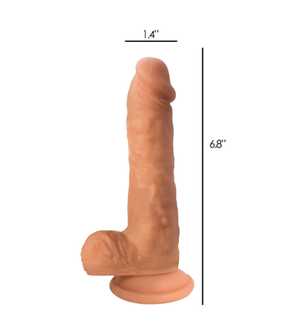 Easy Riders Dual Density Silicone Dildo 7 Inch