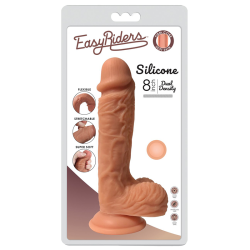 Easy Riders Dual Density Silicone Dildo 8 Inch