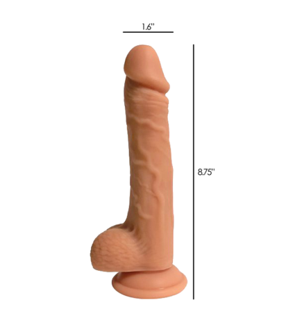 Easy Riders Dual Density Silicone Dildo 9 Inch