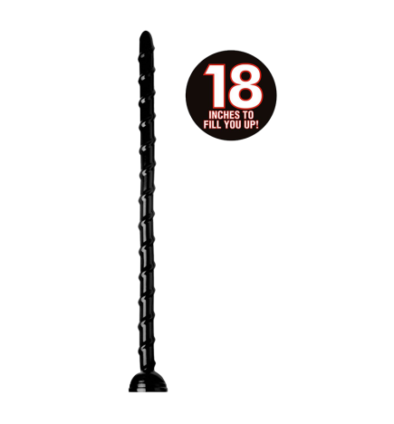 Hosed Swirled 18 Inch Thin Anal Snake