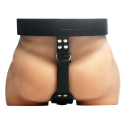 Strict Leather Male Butt Plug Harness