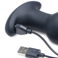 Gyro-M 10X Curved Rimming Plug with Remote Control
