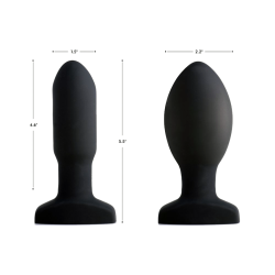 Remote Control Inflatable 10X Vibrating Missile Silicone Plug