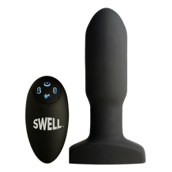Remote Control Inflatable 10X Vibrating Missile Silicone Plug