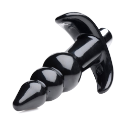 Ribbed Vibrating Butt Plug