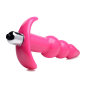 Ribbed Vibrating Butt Plug