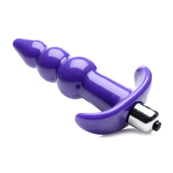 Ribbed Vibrating Butt Plug