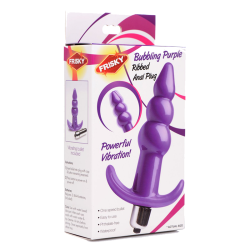 Ribbed Vibrating Butt Plug