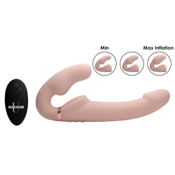 Remote Control Inflatable Vibrating Silicone Ergo Fit Strapless