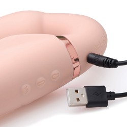 Remote Control Inflatable Vibrating Silicone Ergo Fit Strapless