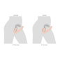 Remote Control Inflatable Vibrating Silicone Ergo Fit Strapless