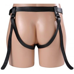 Strict Leather Two-Strap Dildo Harness