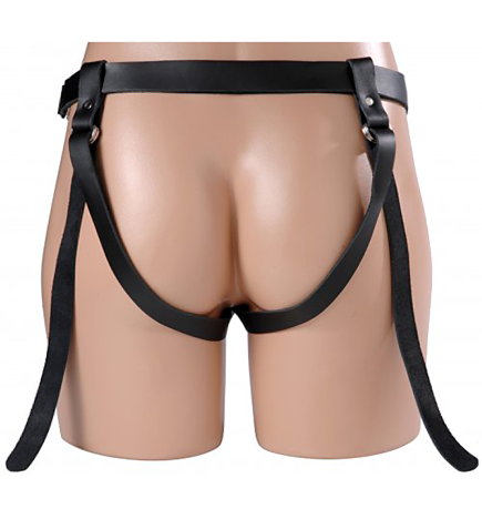 Strict Leather Two-Strap Dildo Harness
