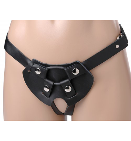 Strict Leather Two-Strap Dildo Harness