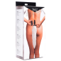 Vibrating White Fox Tail Slender Anal Plug
