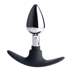 Dark Invader Metal and Silicone Anal Plug
