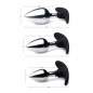 Dark Invader Metal and Silicone Anal Plug