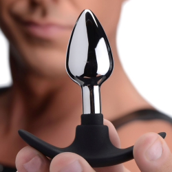 Dark Invader Metal and Silicone Anal Plug
