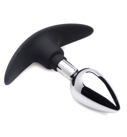 Dark Invader Metal and Silicone Anal Plug