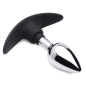Dark Invader Metal and Silicone Anal Plug