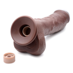 8.5 Inch Vibrating Squirting Dildo with Remote Control