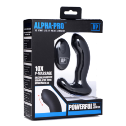 10X P-Massage Silicone Prostate Stimulator with Stroking Bead