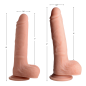 Vibrating and Rotating Remote Control Silicone Dildo with Balls
