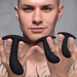 Dark Delights 3 Piece Curved Anal Trainer Set
