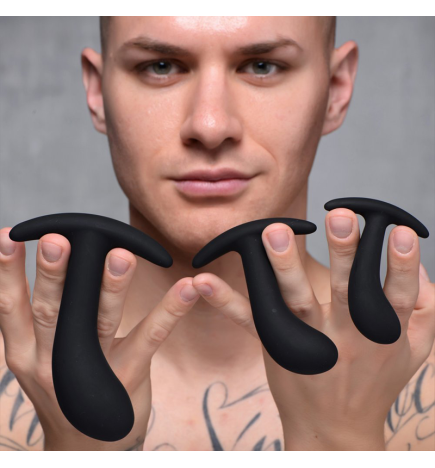 Dark Delights 3 Piece Curved Anal Trainer Set
