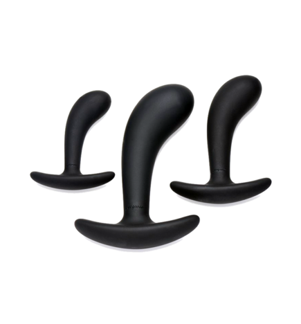 Dark Delights 3 Piece Curved Anal Trainer Set