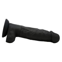 Power Pecker 7 Inch Silicone Dildo with Balls