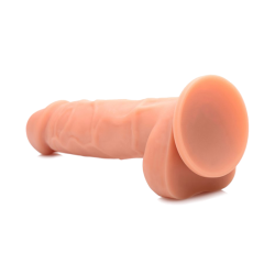 Power Pecker 7 Inch Silicone Dildo with Balls