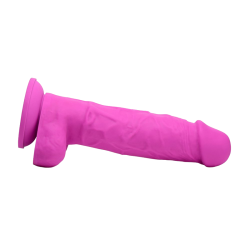 Power Pecker 7 Inch Silicone Dildo with Balls