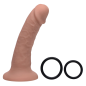 Seducer 7 inch Silicone Dildo with Harness