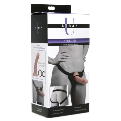 Seducer 7 inch Silicone Dildo with Harness