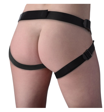 Brazen 8 inch Silicone Dildo with Harness