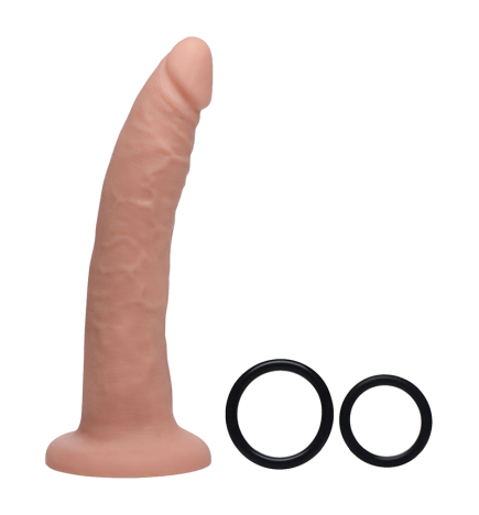 Charmed 7.5 Inch Silicone Dildo with Harness