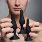 Triple Spire Tapered Silicone Anal Trainer Set