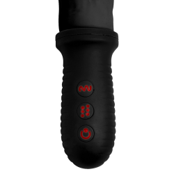 8X Auto Pounder Vibrating and Thrusting Dildo - Black