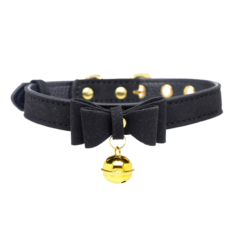 Golden Kitty Cat Bell Collar