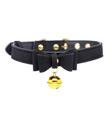 Golden Kitty Cat Bell Collar