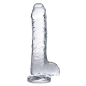 Jock C-Thru Uncut Dildo with Balls