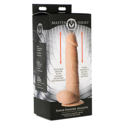 Power Pounder Realistic Thrusting Silicone Dildo