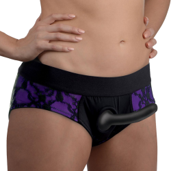 Lace Envy Pegging Set with Lace Crotchless Panty Harness
