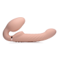 Ergo-Fit Twist Inflatable Vibrating Strapless Strap-on (Beige)