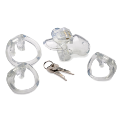 Clear Captor Chastity Cage